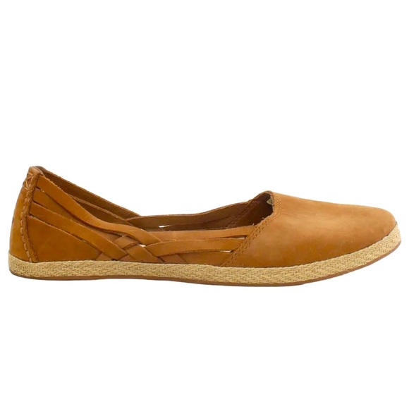Ugg Tippie Slip On Cicily Chestnut Flat Suede Women’s Size 8 Tan Nubuck - Picture 1 of 11